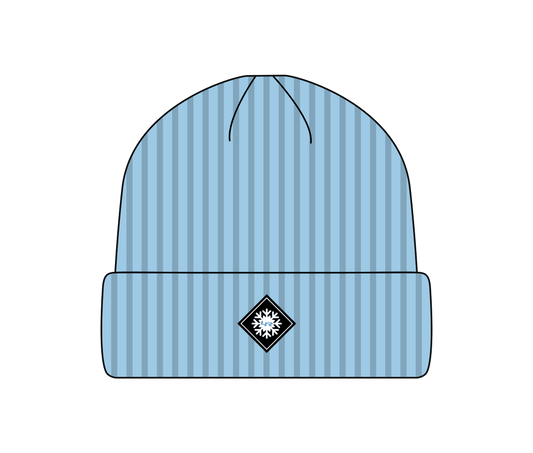LoweRiders Ribbed Cuffed Knit Beanie (Frost)