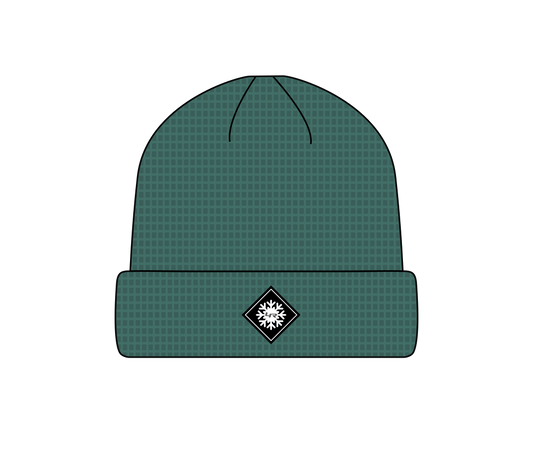 LoweRiders Waffle Knit Beanie (Mineral Blue)